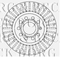 BORG & BECK bbd4314 -  Тормозной диск